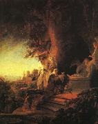 REMBRANDT Harmenszoon van Rijn The Risen Christ Appearing to Mary Magdalen st Germany oil painting artist
